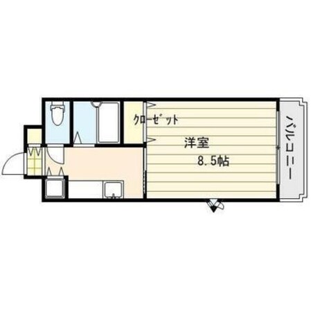 中津放送局 徒歩3分 1階の物件間取画像